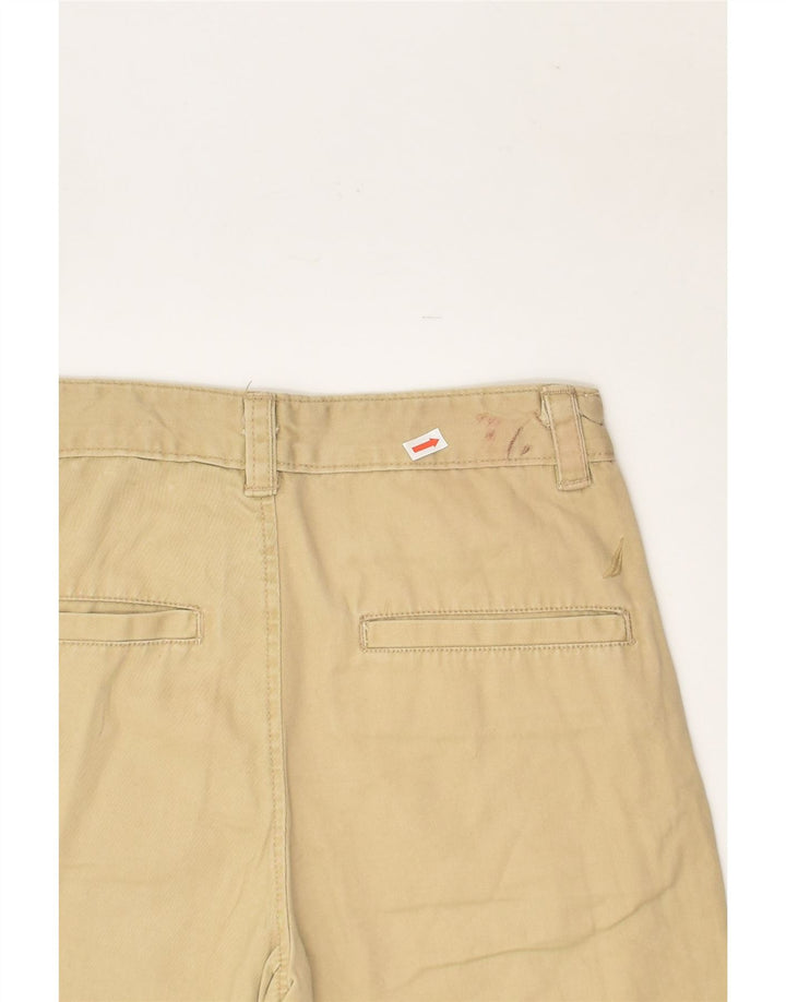 NAUTICA Boys Chino Shorts 9-10 Years W26  Beige Cotton | Vintage Nautica | Thrift | Second-Hand Nautica | Used Clothing | Messina Hembry 