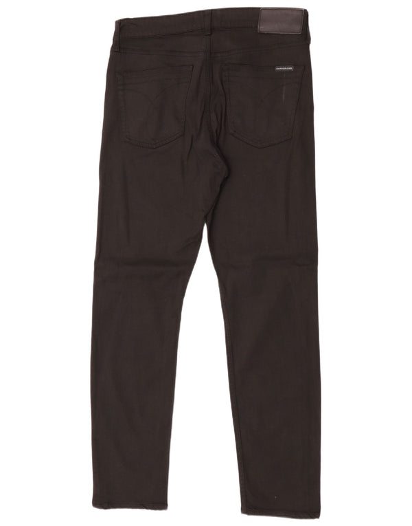 Мужские джинсы Calvin Klein Slim W33 L32, черные модальные