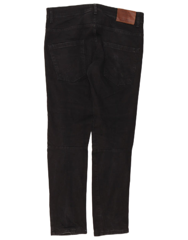 Джинсы мужские узкие Jack & Jones W32 L32 черные