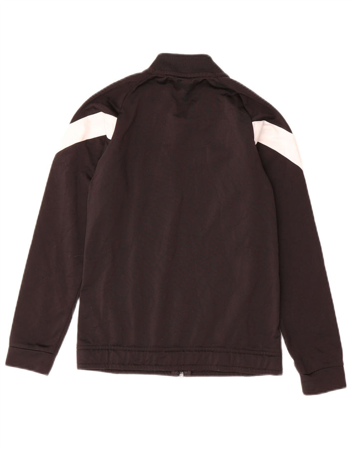 Спортивный костюм PUMA для мальчиков, верхняя куртка 9–10 лет, черный полиэстер с цветными блоками