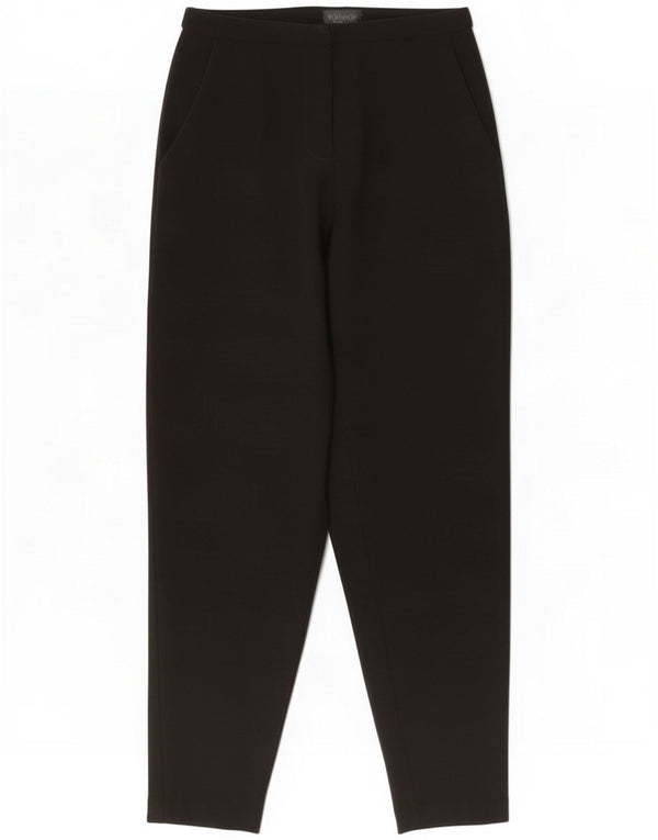 Topshop Женские конические повседневные брюки UK 8 Small W26 L26 Черный