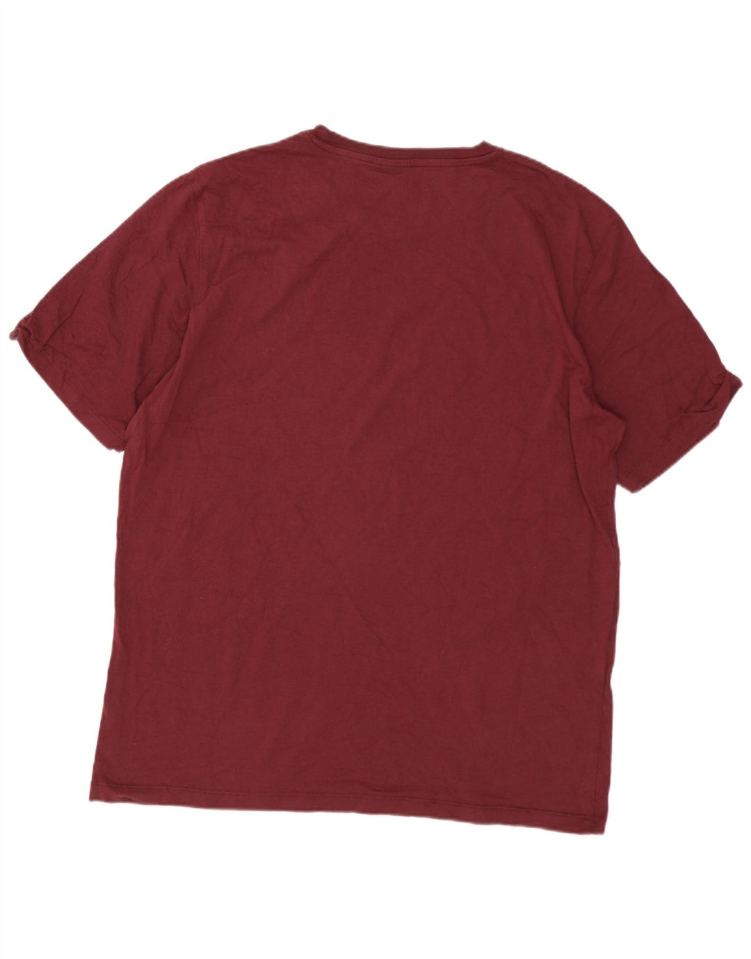 Мужская футболка Jack & Jones Top среднего бордового цвета