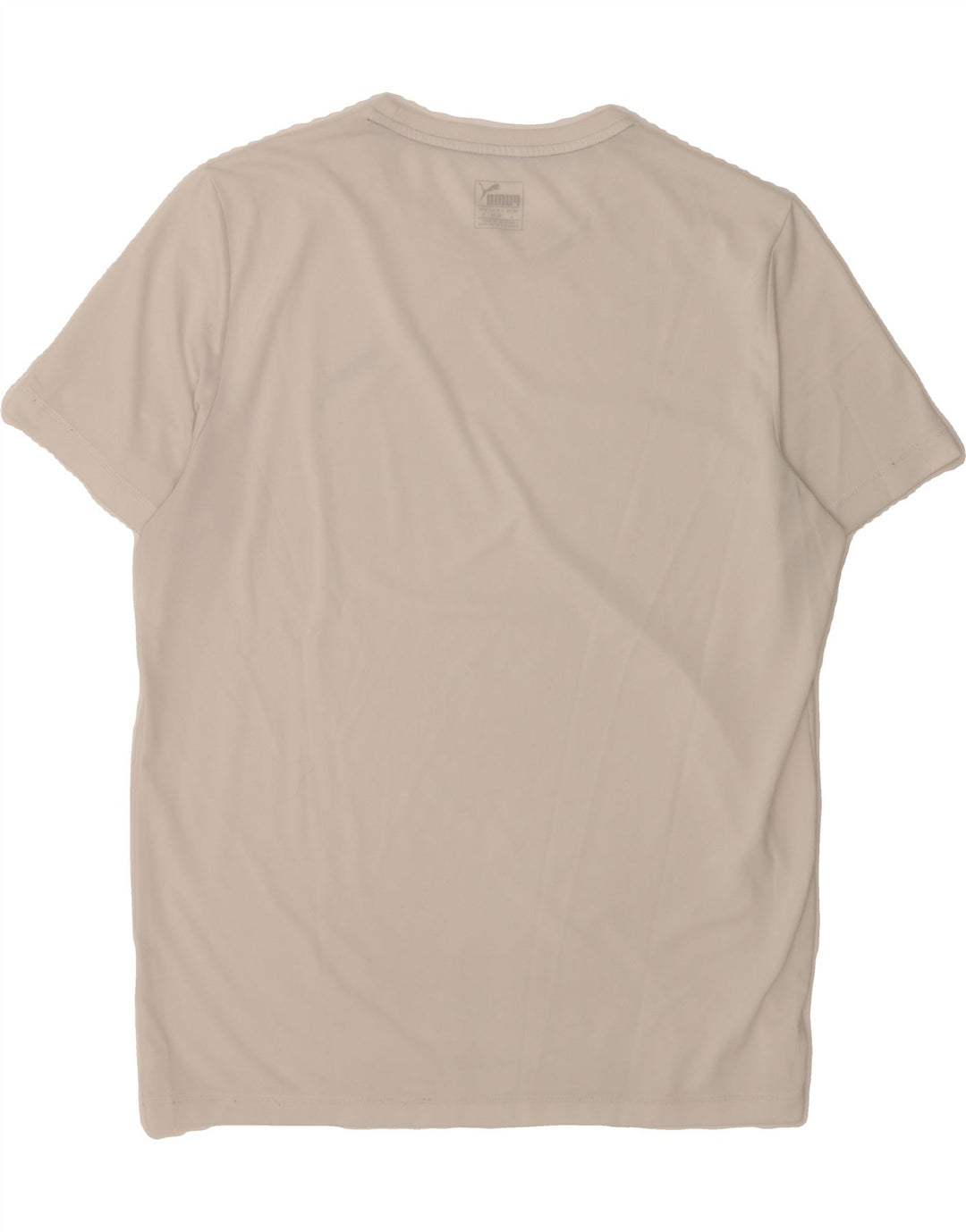 PUMA Mens T-Shirt Top Large White Polyester Vintage Puma and Second-Hand Puma from Messina Hembry 