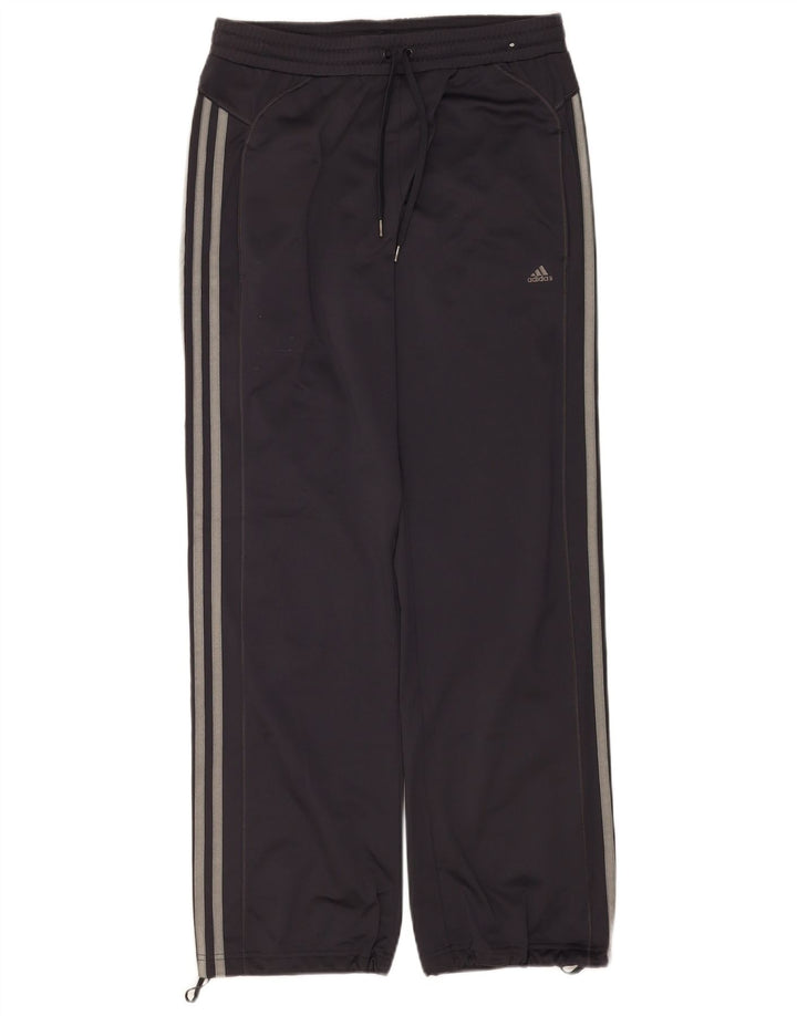 Женские спортивные брюки Adidas Climalite UK 12, полиэстер среднего серого цвета
