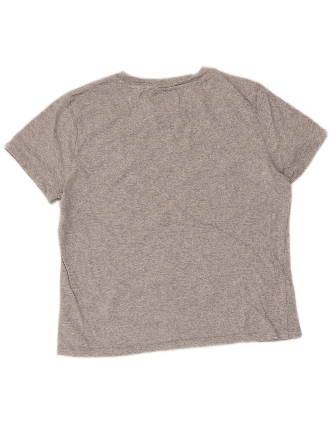 TOMMY HILFIGER Женская футболка с рисунком Top UK 14, средний серый хлопок с крапинками