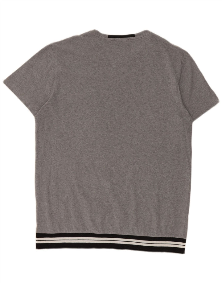 Paolo Pecora Мужская футболка Top Medium Grey Colourblock