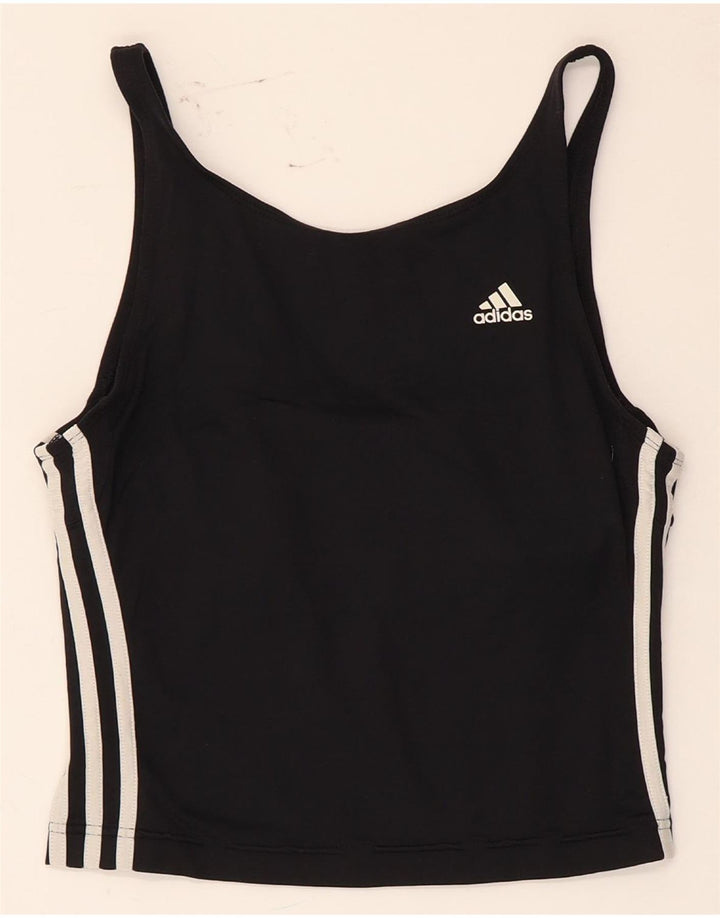 Adidas Womens Climacool Cami Top UK 2 2XS Черный цветной блок