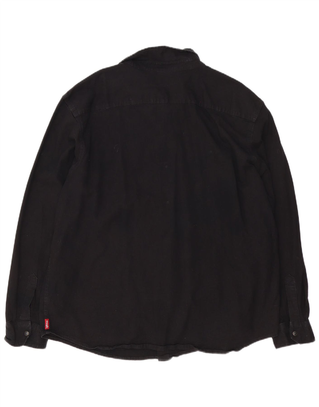 Мужская джинсовая рубашка Wrangler Western 3XL, черный хлопок
