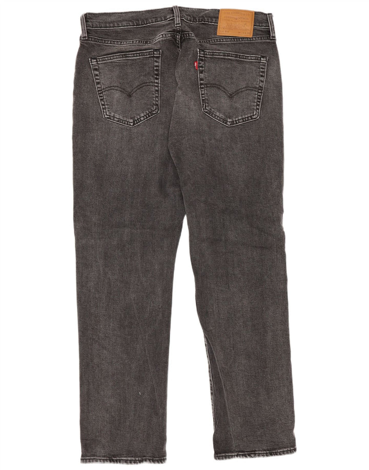 Мужские прямые джинсы Levi's 514 W34 L30 серые, хлопок