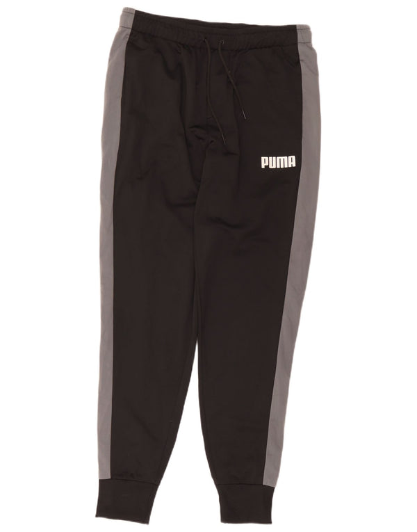 Женские спортивные брюки Puma Joggers UK 14, средние черные цветные блоки