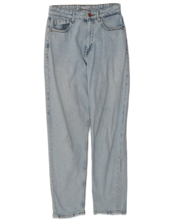 Женские зауженные джинсы Zara EU 36 XS W26 L27 синие