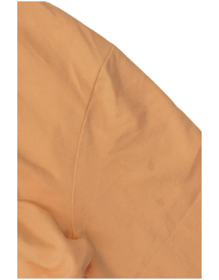 Женский джемпер оверсайз Fila UK 10, маленький оранжевый хлопок