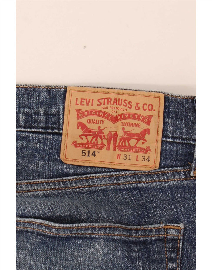 Мужские прямые джинсы Levi's 514 W31 L30 синие