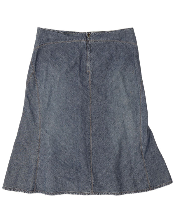 Женская джинсовая юбка Monsoon UK 14, большая, W32, синяя, хлопок