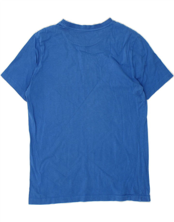 PUMA Mens Graphic T-Shirt Top Medium Blue Vintage Puma and Second-Hand Puma from Messina Hembry 