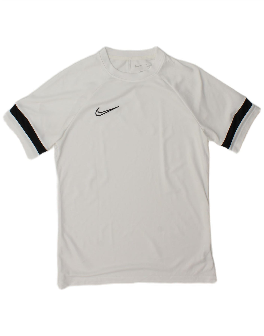Мужская футболка Nike Dri Fit, средний белый полиэстер с цветными блоками