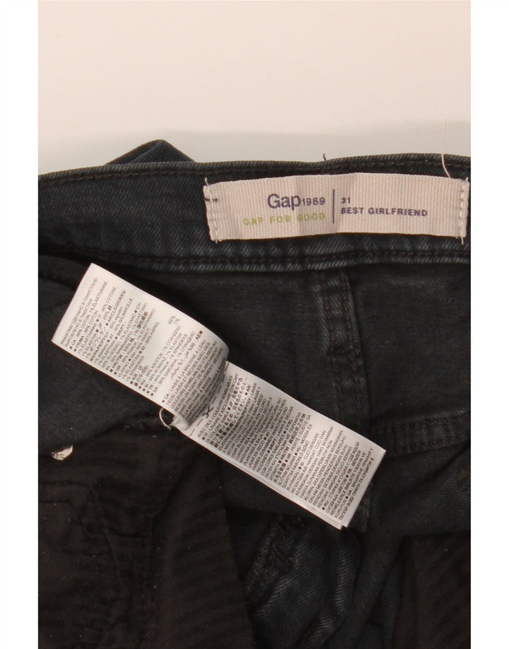 Женские узкие джинсы GAP Girlfriend W31 L27, черный хлопок