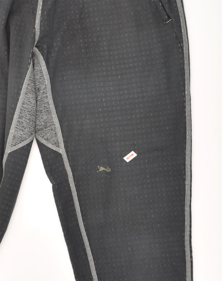 ADIDAS Womens Tracksuit Trousers Medium Grey Colourblock Cotton | Vintage Adidas | Thrift | Second-Hand Adidas | Used Clothing | Messina Hembry 