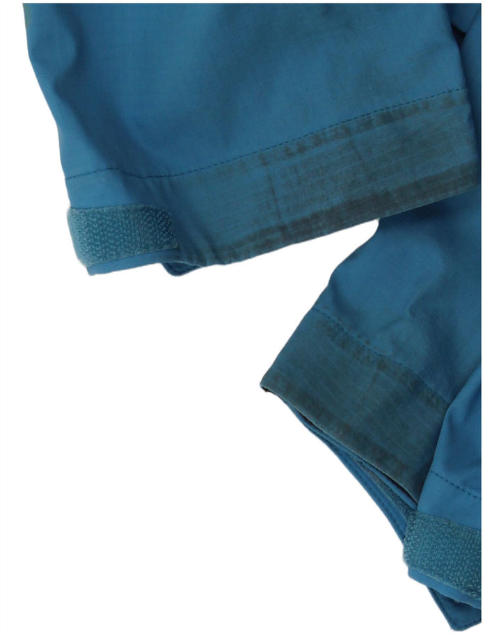 Мужская дождевик Patagonia с капюшоном UK 38, средний синий нейлон