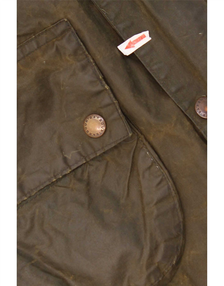 Мужская куртка Barbour Gamefair из вощеного хлопка, размер 38, маленькая, хаки