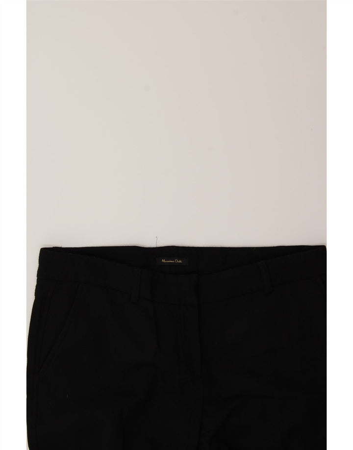 MASSIMO DUTTI Womens Bootcut Chino Trousers EU 42 Large W32 L32 Black Vintage Massimo Dutti and Second-Hand Massimo Dutti from Messina Hembry 