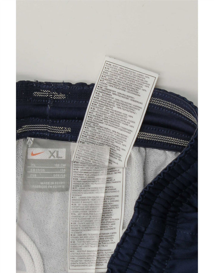 Мужские спортивные шорты Nike XL темно-синие из полиэстера