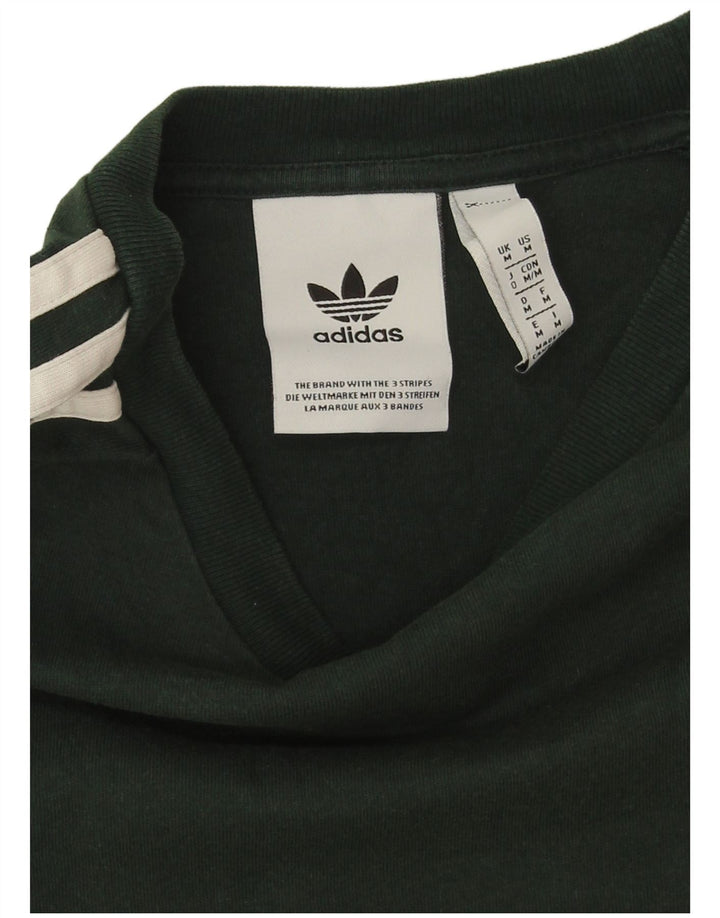 Мужская футболка Adidas Top Medium Green Cotton