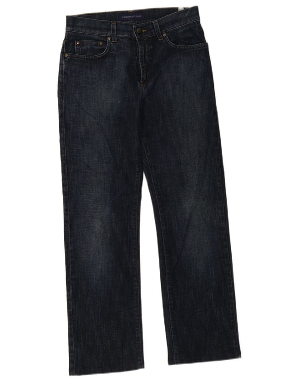 Мужские прямые джинсы Trussardi Zathan W29 L29 темно-синие, хлопок