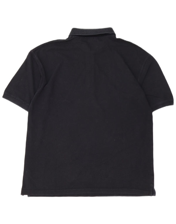 Мужская рубашка-поло Fila, большая черная, хлопок