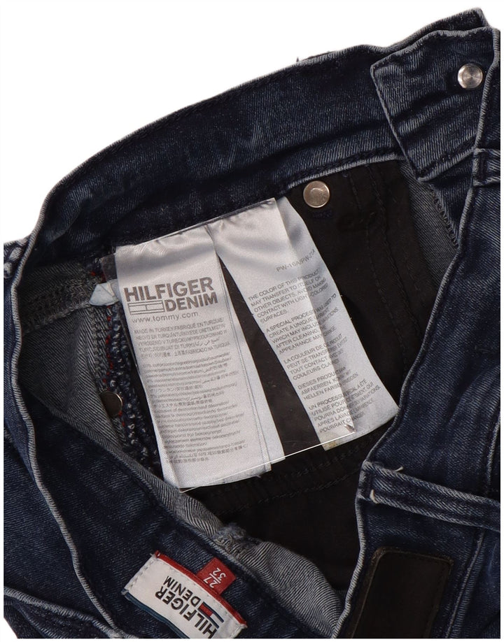 TOMMY HILFIGER Женские джинсы скинни со средней посадкой W27 L30 Синие, хлопок