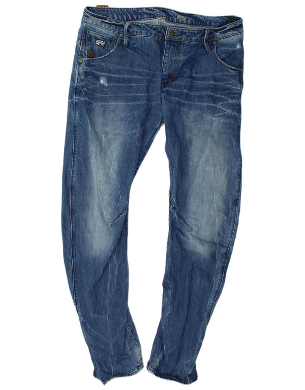 Мужские узкие джинсы G-Star Banana W36 L32, синий хлопок
