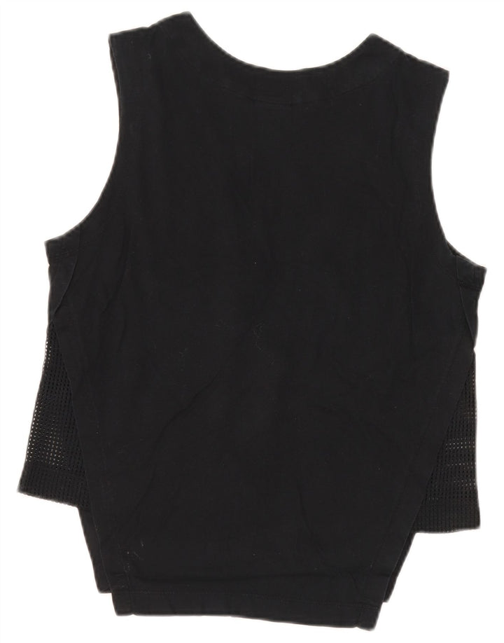 Женский топ с графическим рисунком NIKE UK 10, маленький черный синтетический