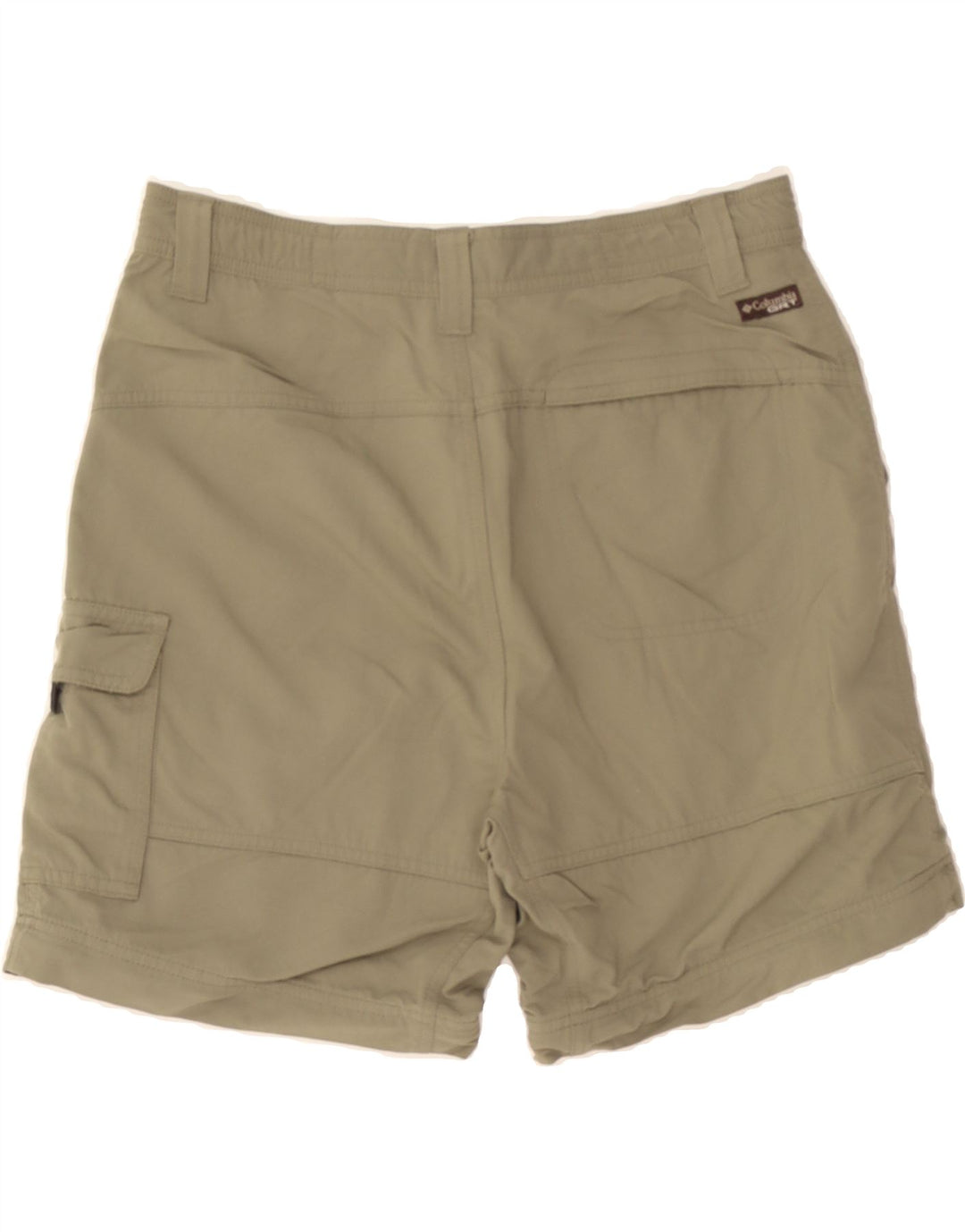 COLUMBIA Womens Cargo Shorts Medium W30 Beige Nylon Vintage Columbia and Second-Hand Columbia from Messina Hembry 