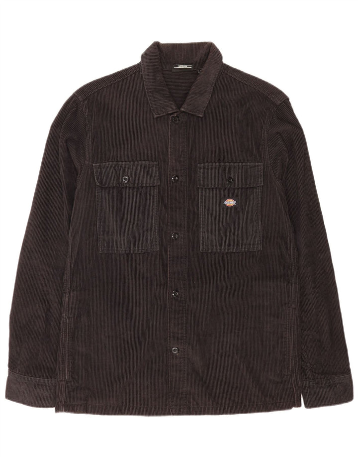 Мужская верхняя рубашка Dickies, вельветовая рубашка среднего размера, темно-синяя, хлопковая