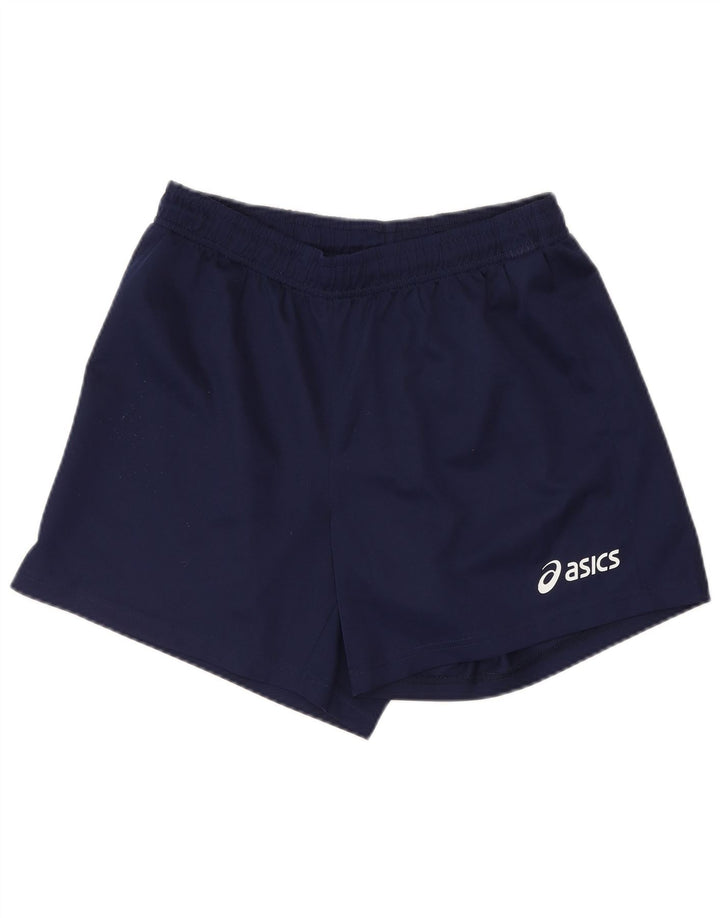 Мужские спортивные шорты Asics, маленькие, темно-синие, полиэстер