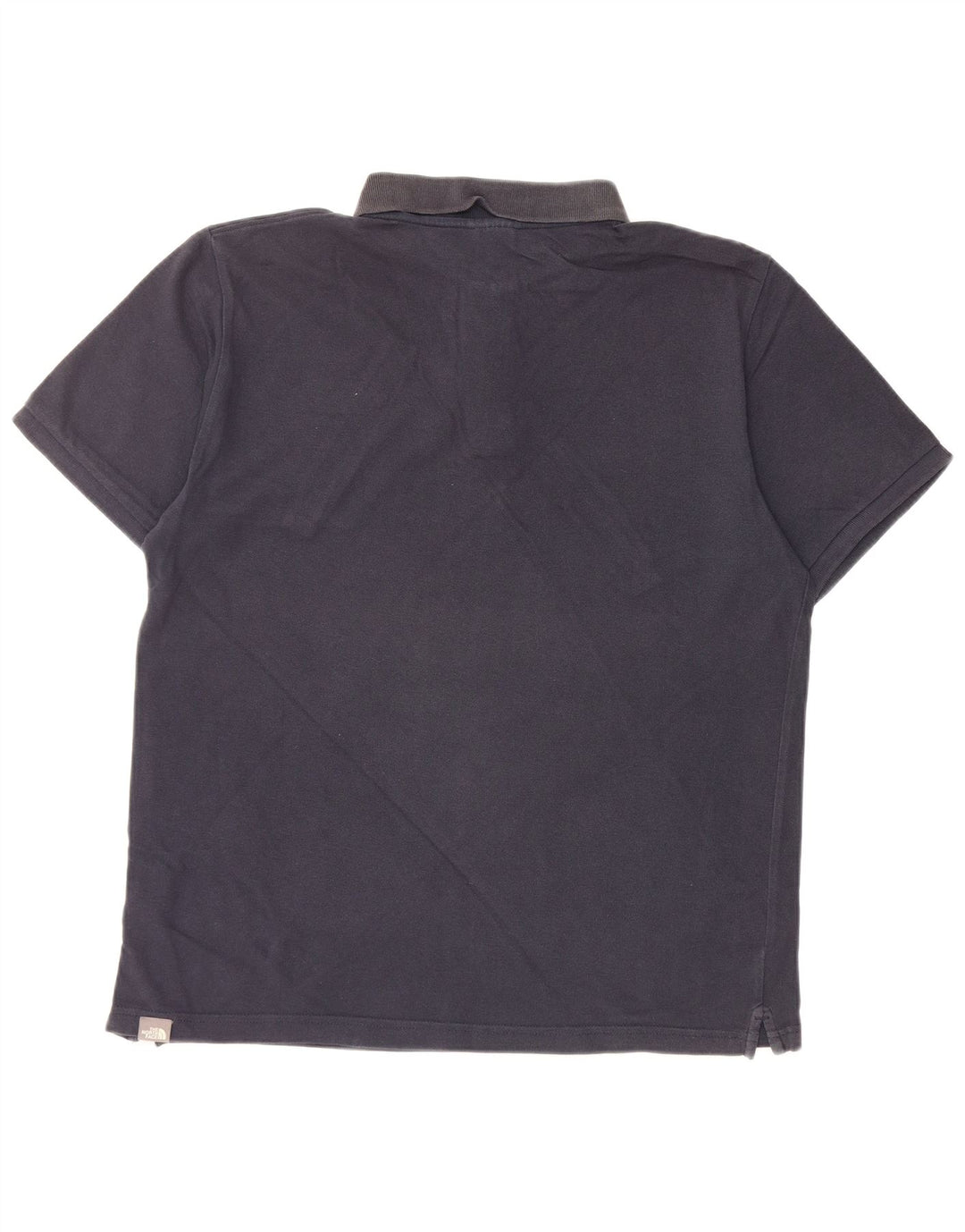 Мужская рубашка-поло THE NORTH FACE среднего размера, темно-синяя, хлопок