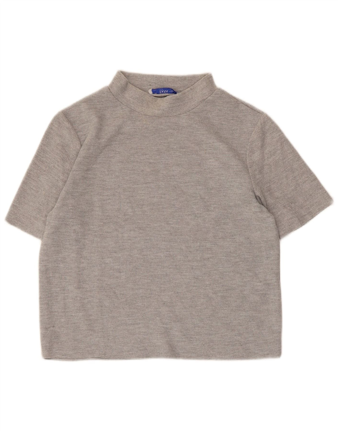 Женский укороченный топ Zara UK 12, средний серый