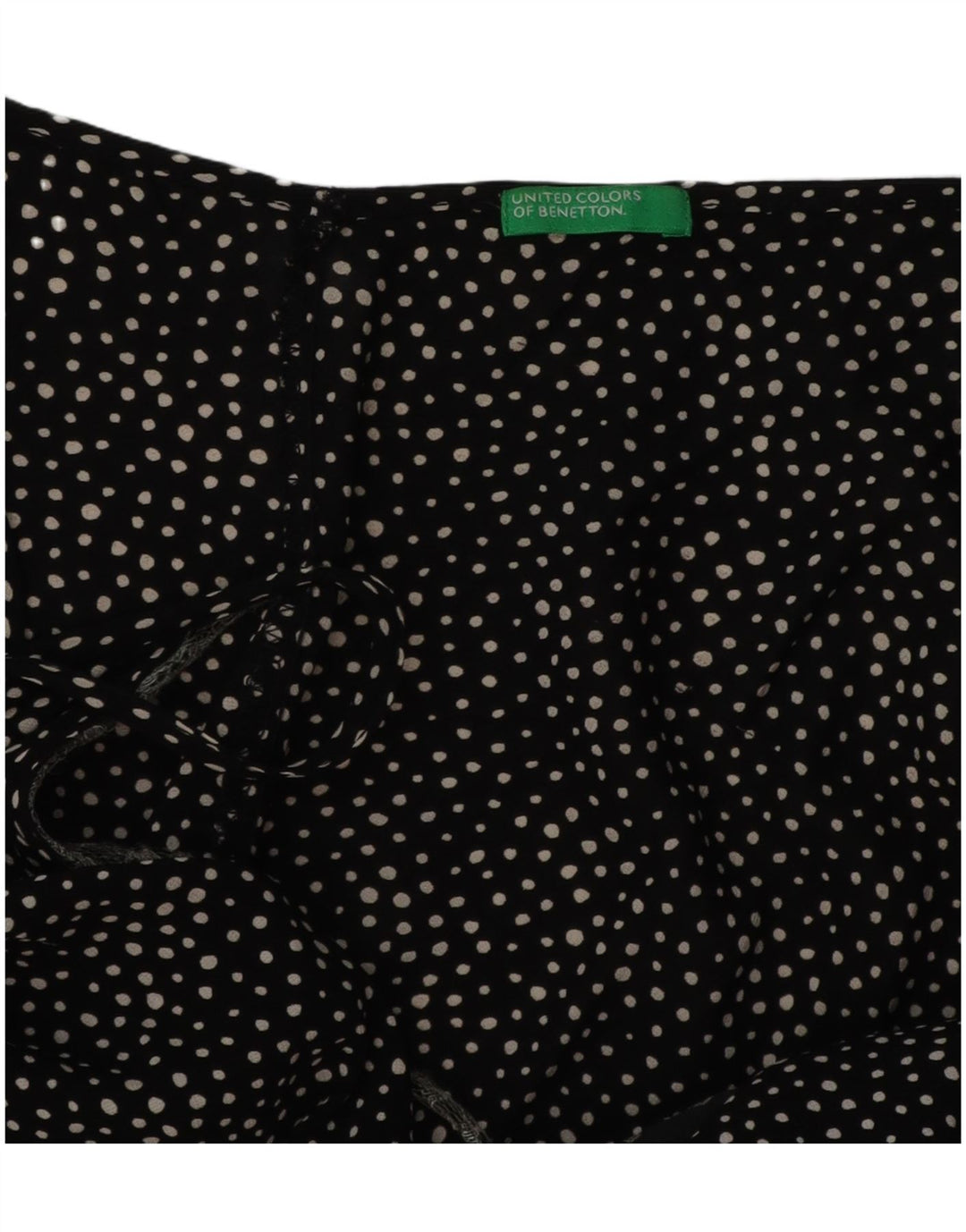 Женская блузка без рукавов BENETTON UK 10 Small Black Spotted
