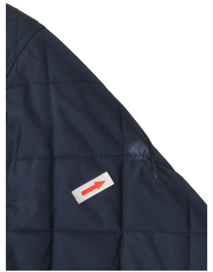 Мужская стеганая куртка Crew Clothing UK 42 XL, темно-синий полиэстер