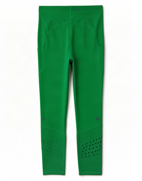 Женские укороченные леггинсы с рисунком Adidas UK 16/18, большие зеленые