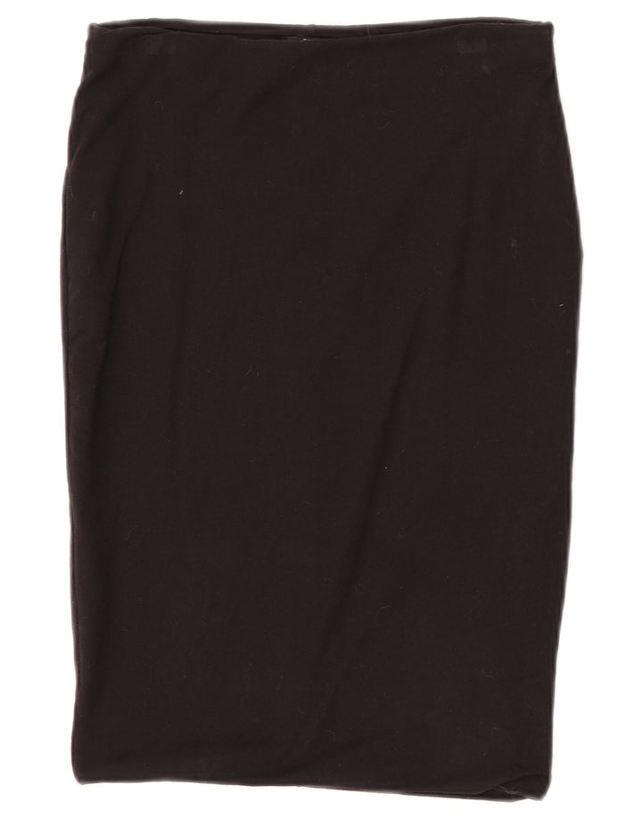 Женская юбка-карандаш Zara Medium W28, черный хлопок