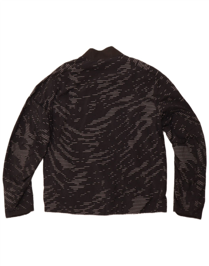 Мужской двусторонний спортивный костюм NIKE Therma-Fit, средний черный в полоску