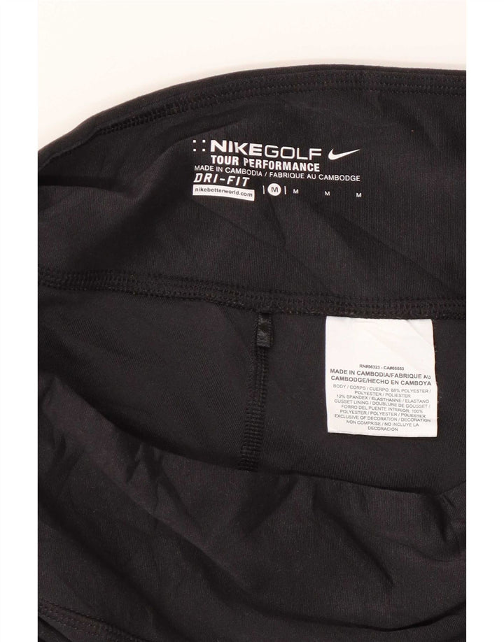 Женские леггинсы-капри Nike Dri Fit UK 12, средний черный, полиэстер