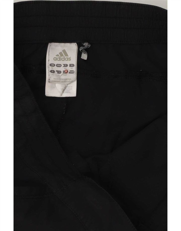 Женские брюки Adidas UK 16, большие W36 L30, черные, полиэстер