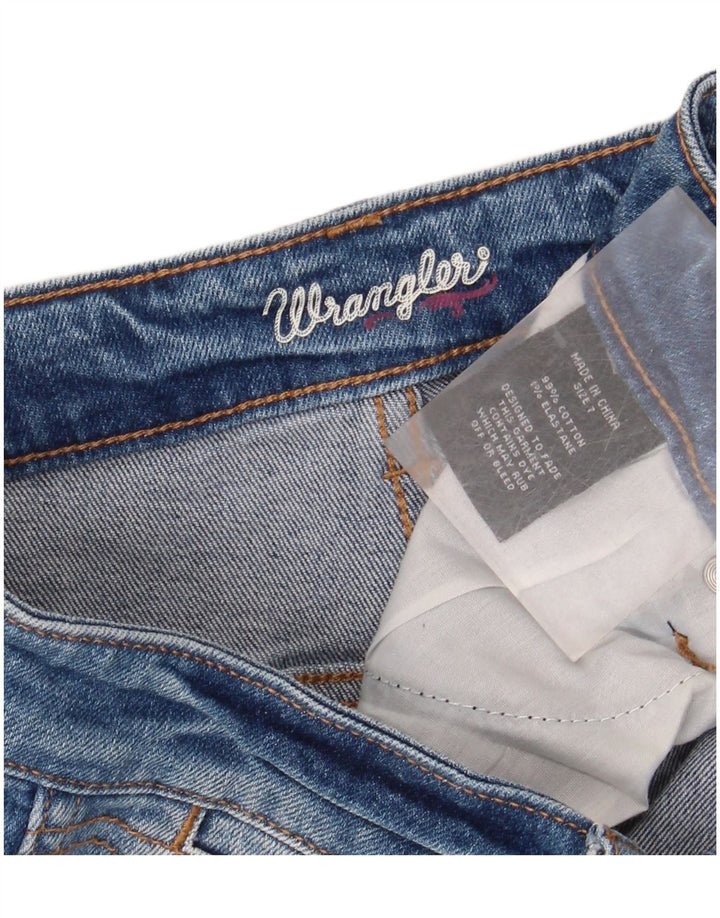 Женские джинсовые шорты WRANGLER US 7 Medium W32 Синие, хлопок