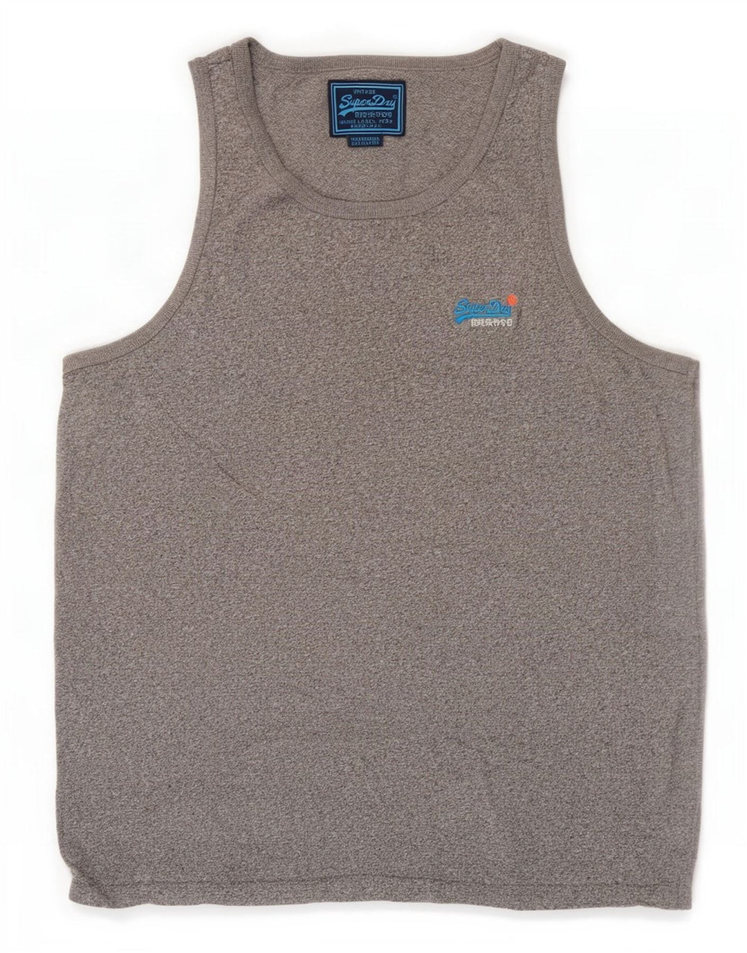 Мужской жилет Superdry 2XL, синий хлопок с крапинками