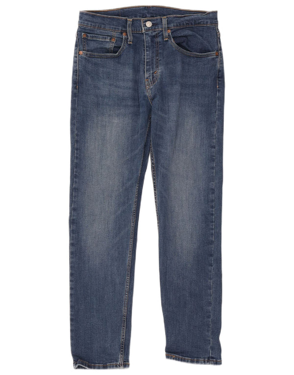Мужские зауженные джинсы Levi's 502 W31 L30 синие, хлопок