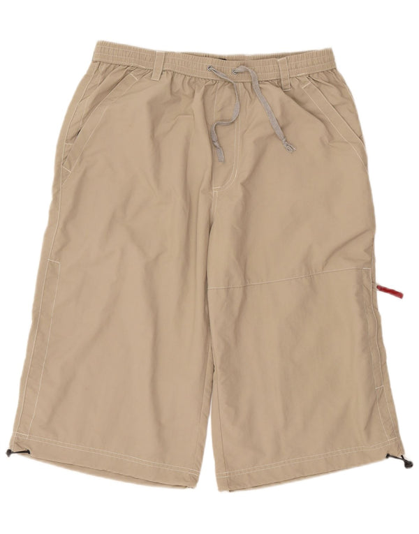 Diadora Mens Sport Shorts UK 44 XL W38 Beige Polyamide