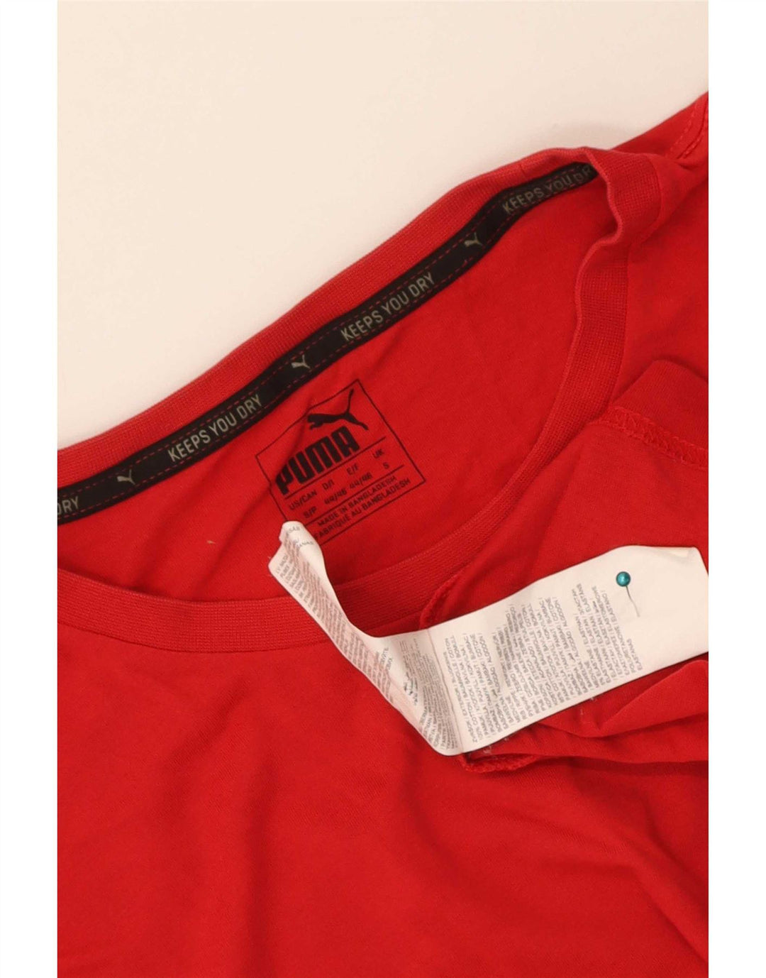 Мужская футболка Puma, маленький красный хлопок