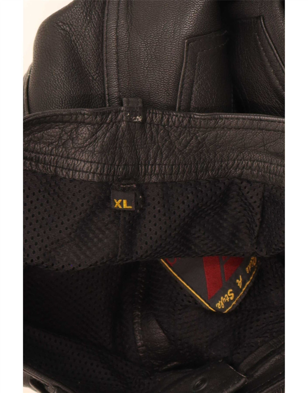Мужские кожаные брюки Modeka XL W34 L33 черные